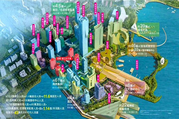 即现在的蛇口港码头所处区域,届时会推倒重建,新的码头搬迁到太子湾