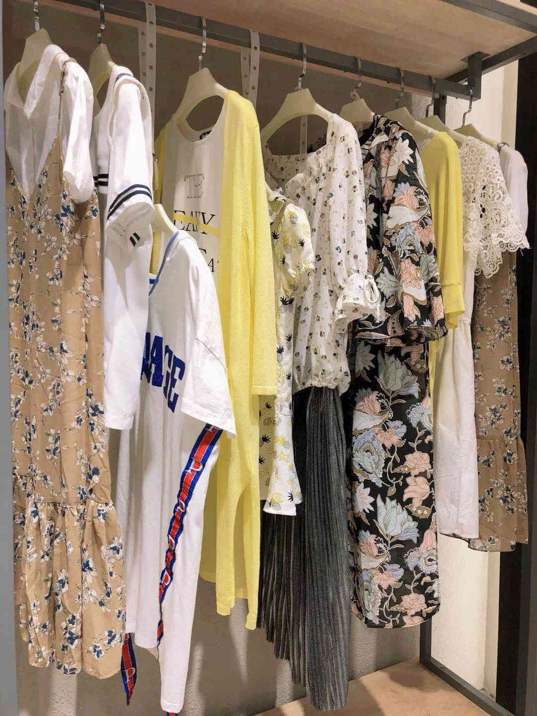 上海女装品牌折扣店醉鸿女装夏装桑蚕丝女装外贸尾货批发基地