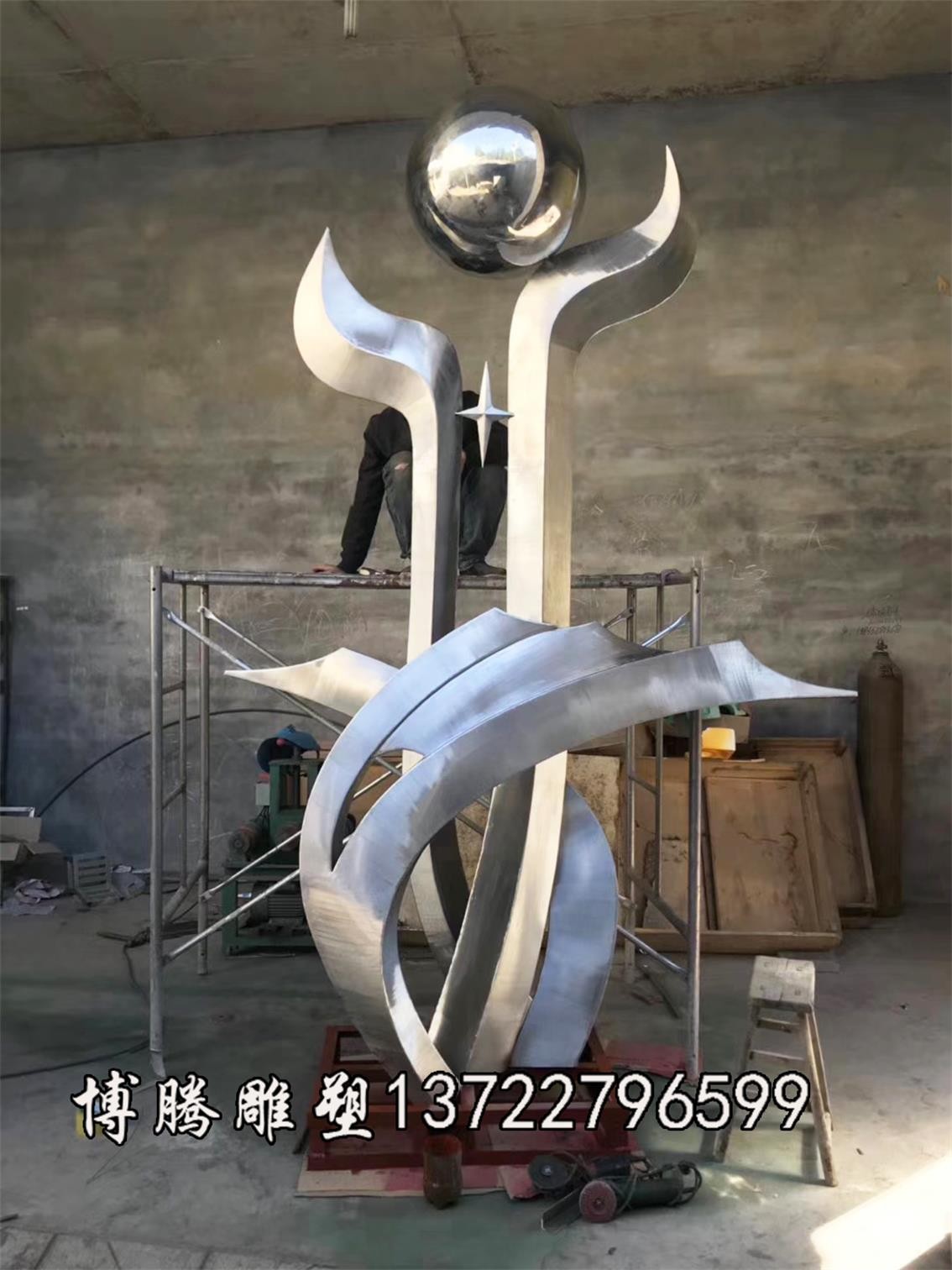 福州校园不锈钢雕塑校园不锈钢图片