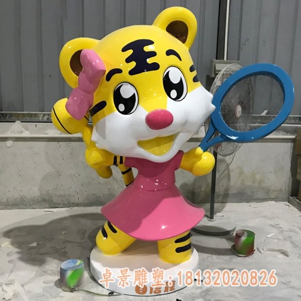 老虎玻璃钢雕塑商洛老虎玻璃钢雕塑厂