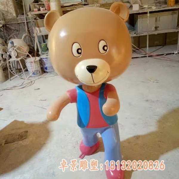 玻璃钢卡通公仔雕塑定西玻璃钢卡通公仔雕塑生产厂家