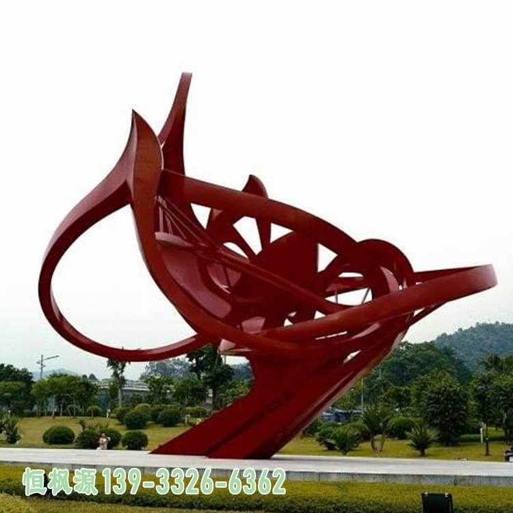不锈钢园林景观雕塑-广东金属雕塑园林景观厂家