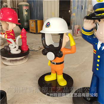 盐城卡通人物雕塑玻璃钢公司多年雕塑经验